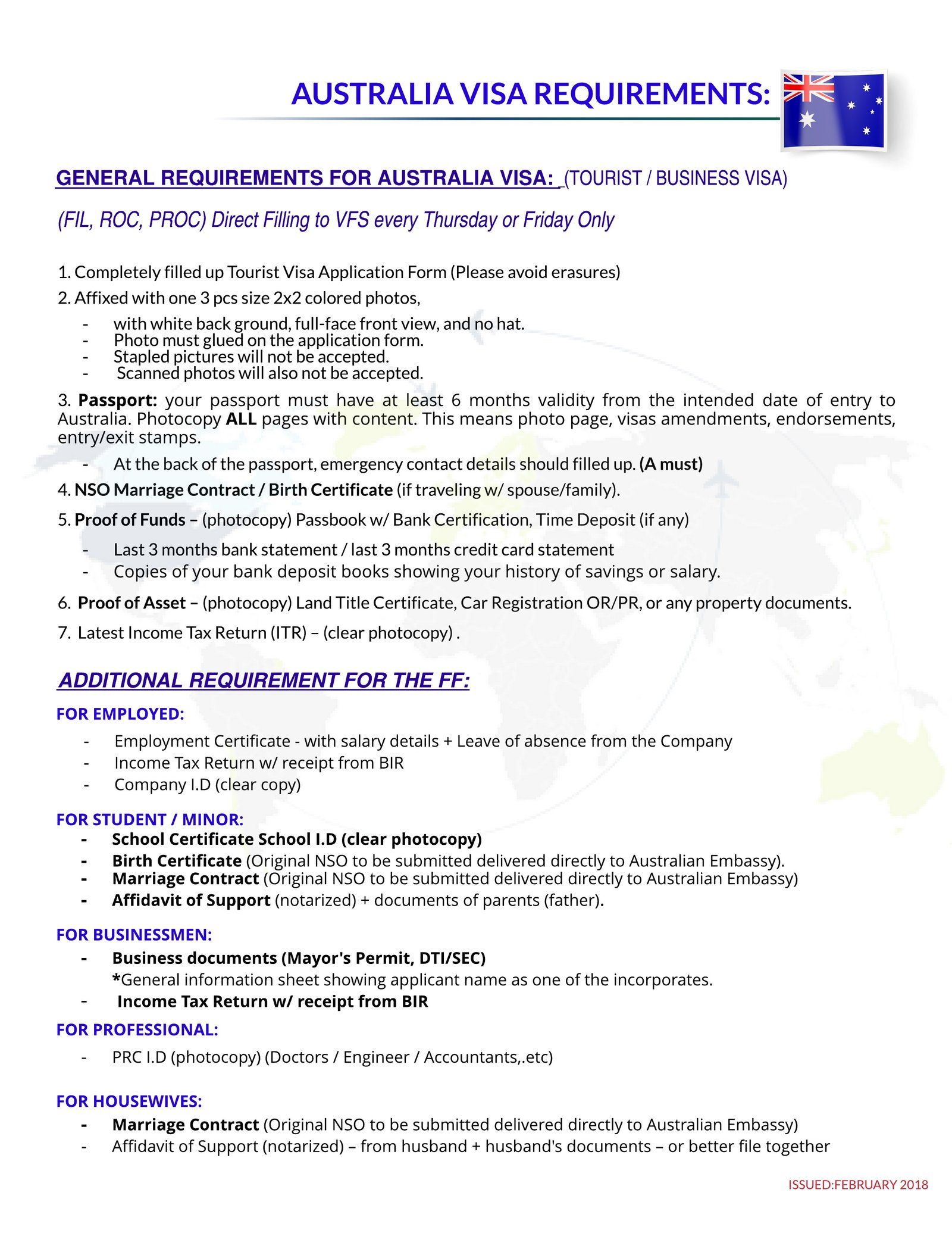 Australian Visa Pan Pacific Travel