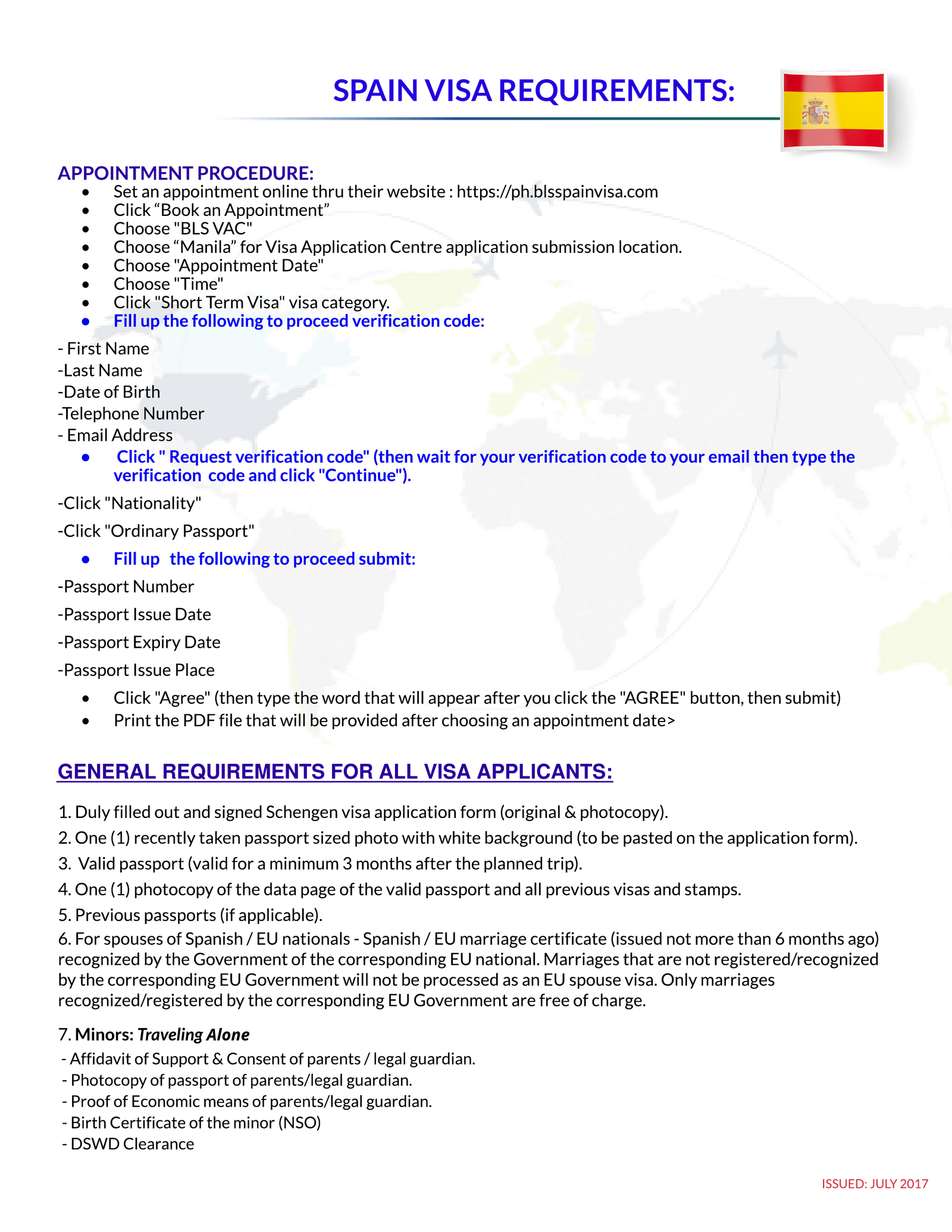 Spain Visa Pan Pacific Travel