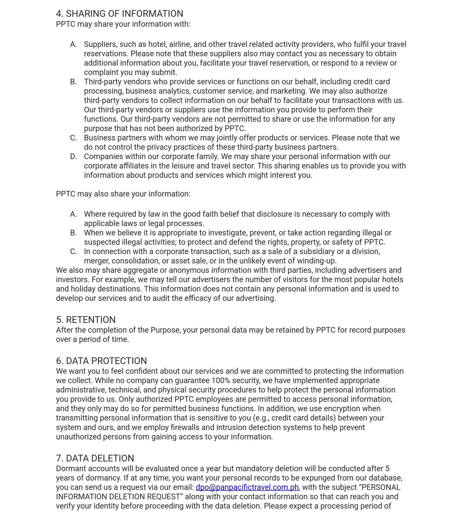 DATA PRIVACY POLICY