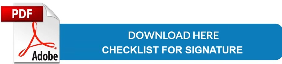 checklist pdf