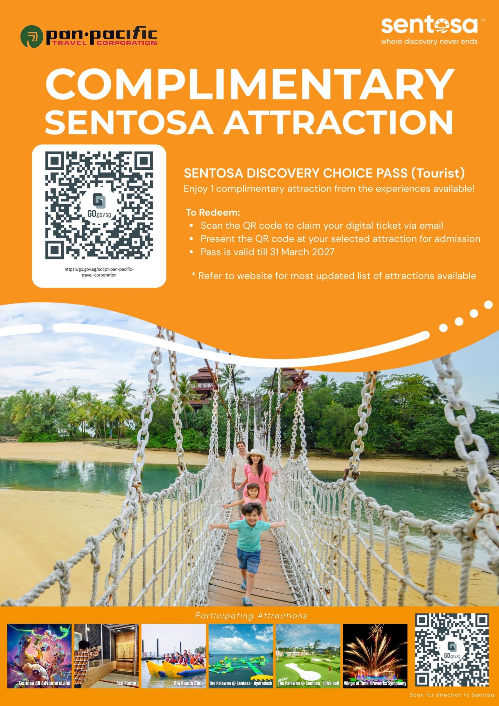 Sentosa Discovery Choice Pass (Tourist)
